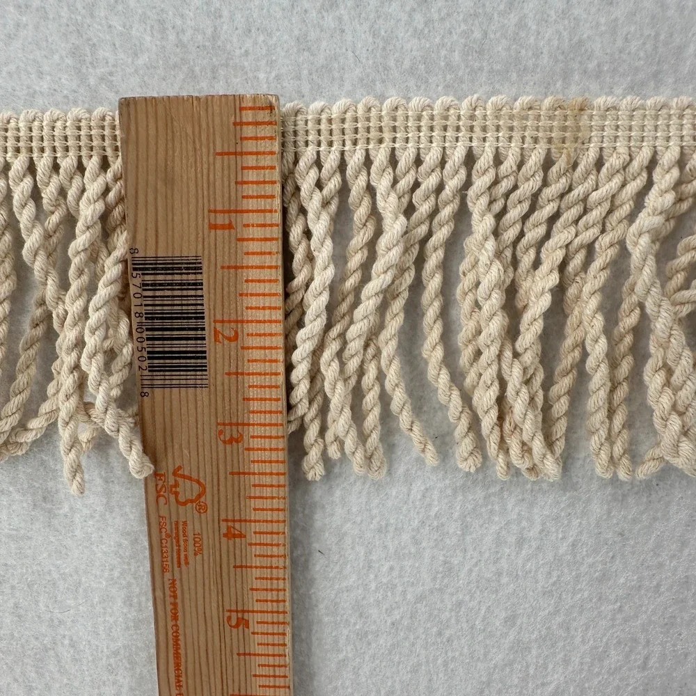 3.3 Yards Boho Long Fringe Trim 3.5'' Wide Sewing‎ Fringe Trim Tassel 112
